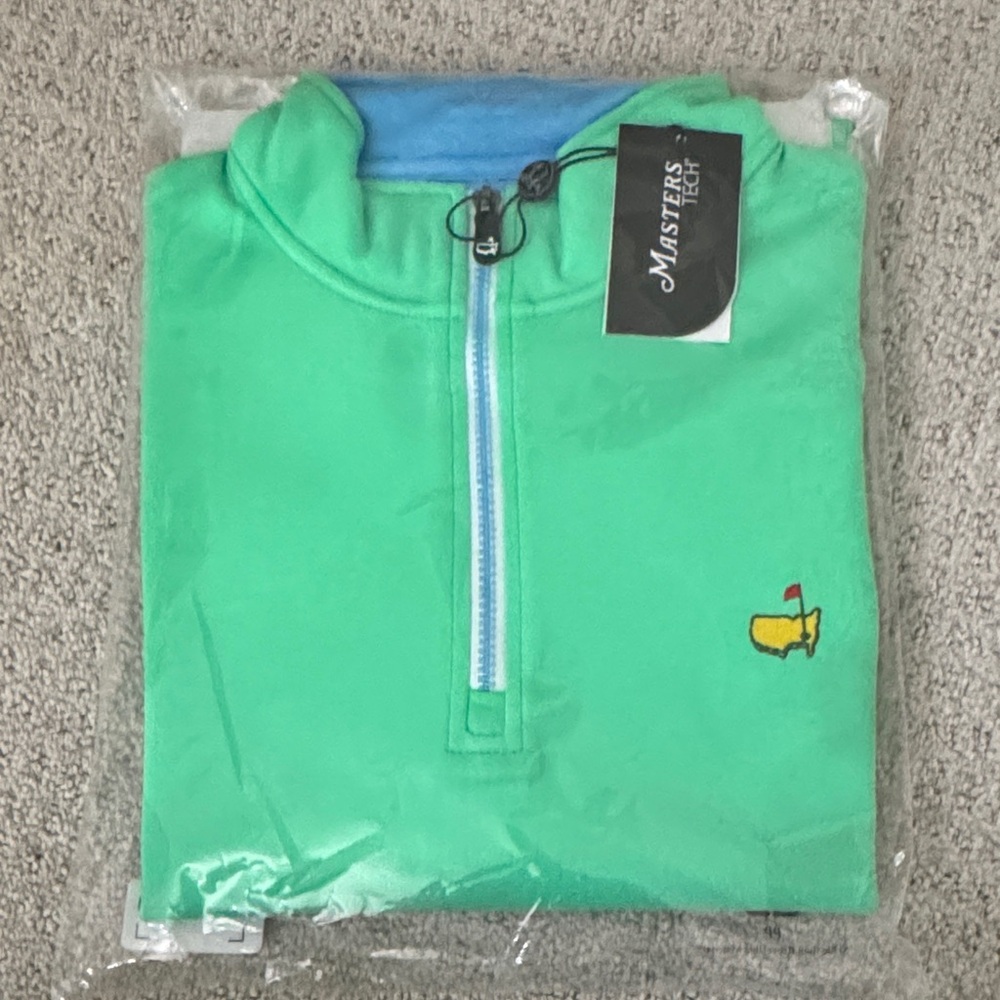 Masters Tech Green Quarter-Zip Pullover